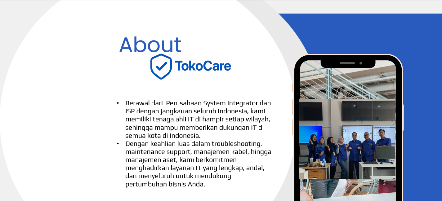 Banner layanan jasa drone Tokocare 2