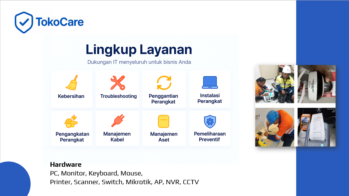 Banner layanan jasa drone Tokocare 6